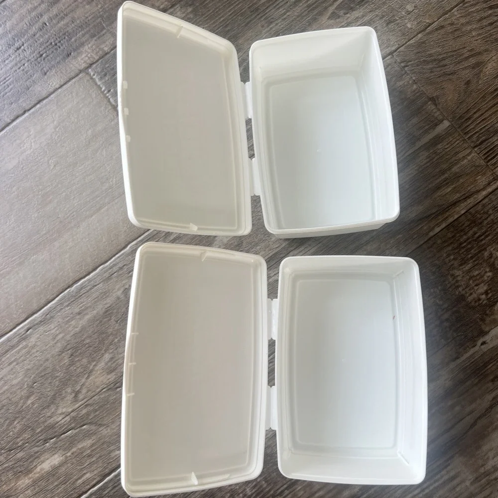 Quilted Northern Wipes Refillable Tub Hard Shell Empty Container Set Of 2‎